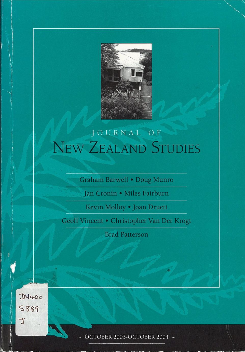 Journal of New Zealand Studies 2004 No. 2/3