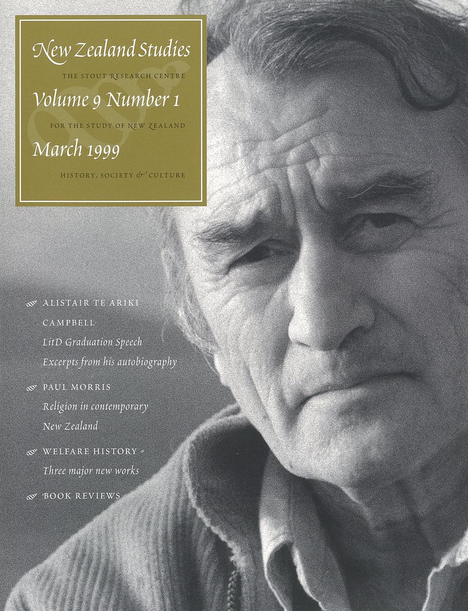 New Zealand Studies 1999 Vol.9 No.1
