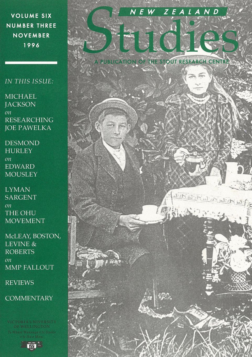 New Zealand Studies 1996 Vol.6 No.3