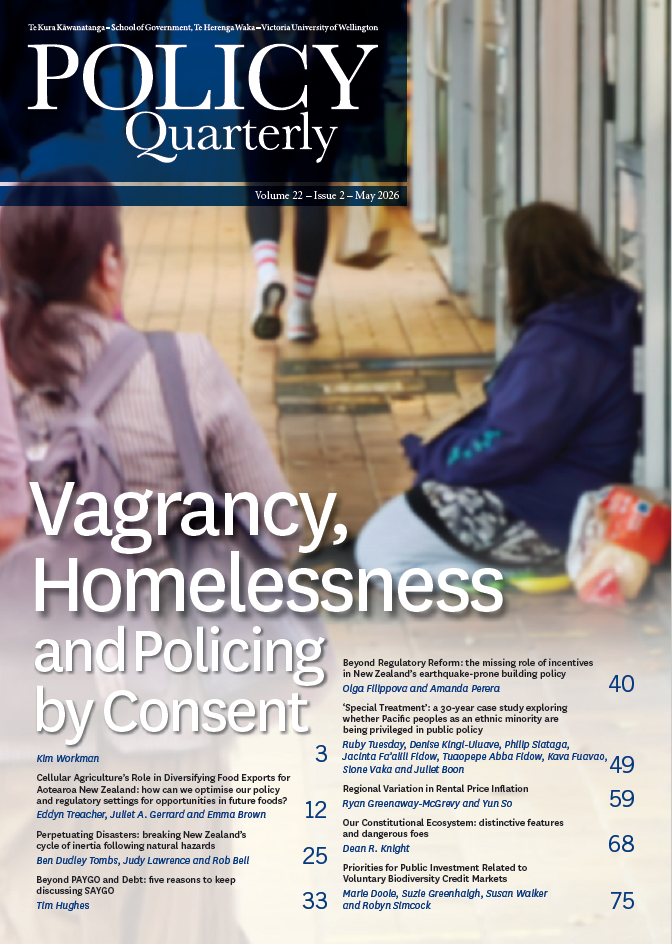 					View Vol. 22 No. 2 (2026): Policy Quarterly
				